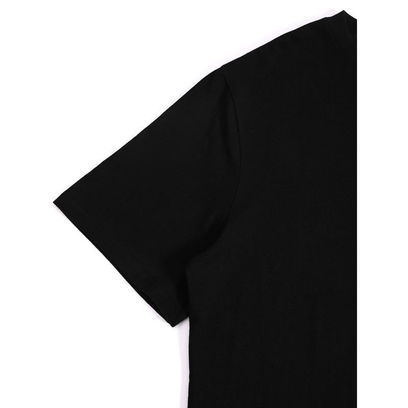 Cotton Short Sleeve I Identify As A Threat My Pronouns Are Try Me (On Back) T-Shirt For Men Women.